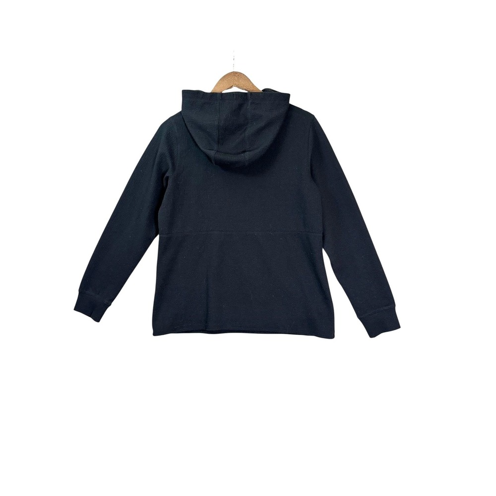 LL Bean Womens Pullover Hoodie Sweatshirt S‎ Black Performance Athleisure Gorp - Picture 2 of 8